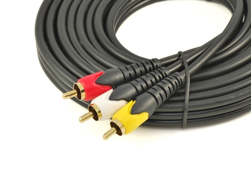 3 Feet 3-RCA Male to 3RCA Male RGB Component Video Cable for HDTV Cmple 
